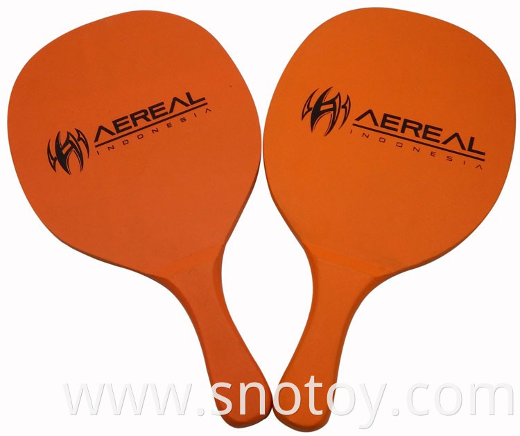 Custom-made good value plastic beach racket for outdoor game